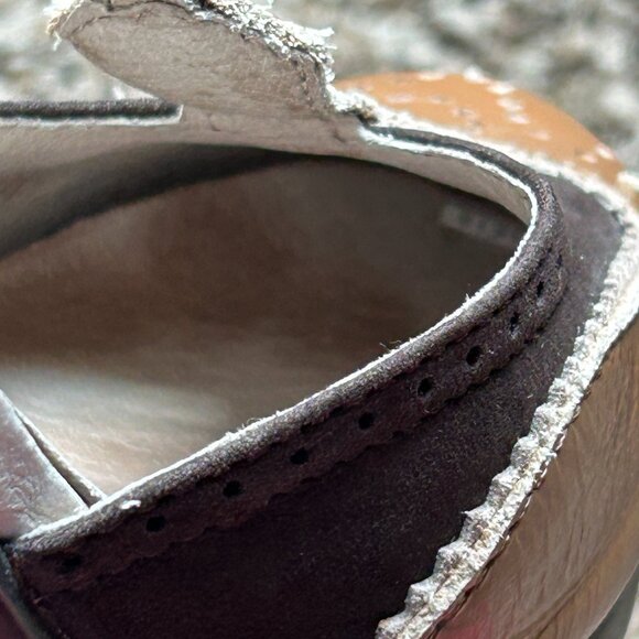 Diesel Neveau 3 3/4" Heels Pumps Size 7 Genuine Leather & Suede Brown Tan Cream - Picture 13 of 13